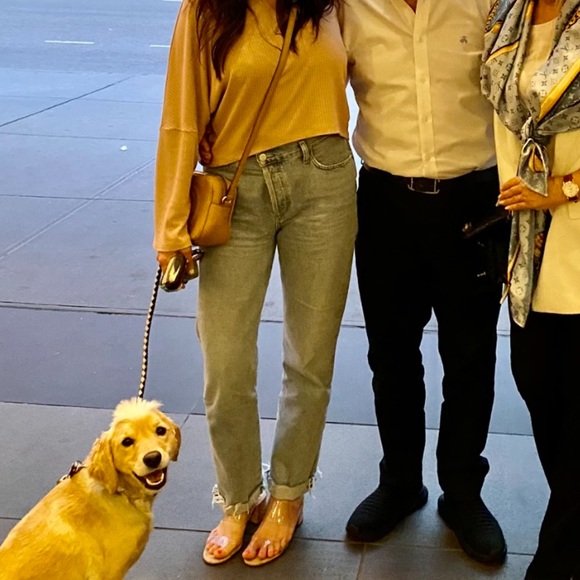 Agolde Light Blue Straight Leg Jeans, size 28 - Picture 2 of 7